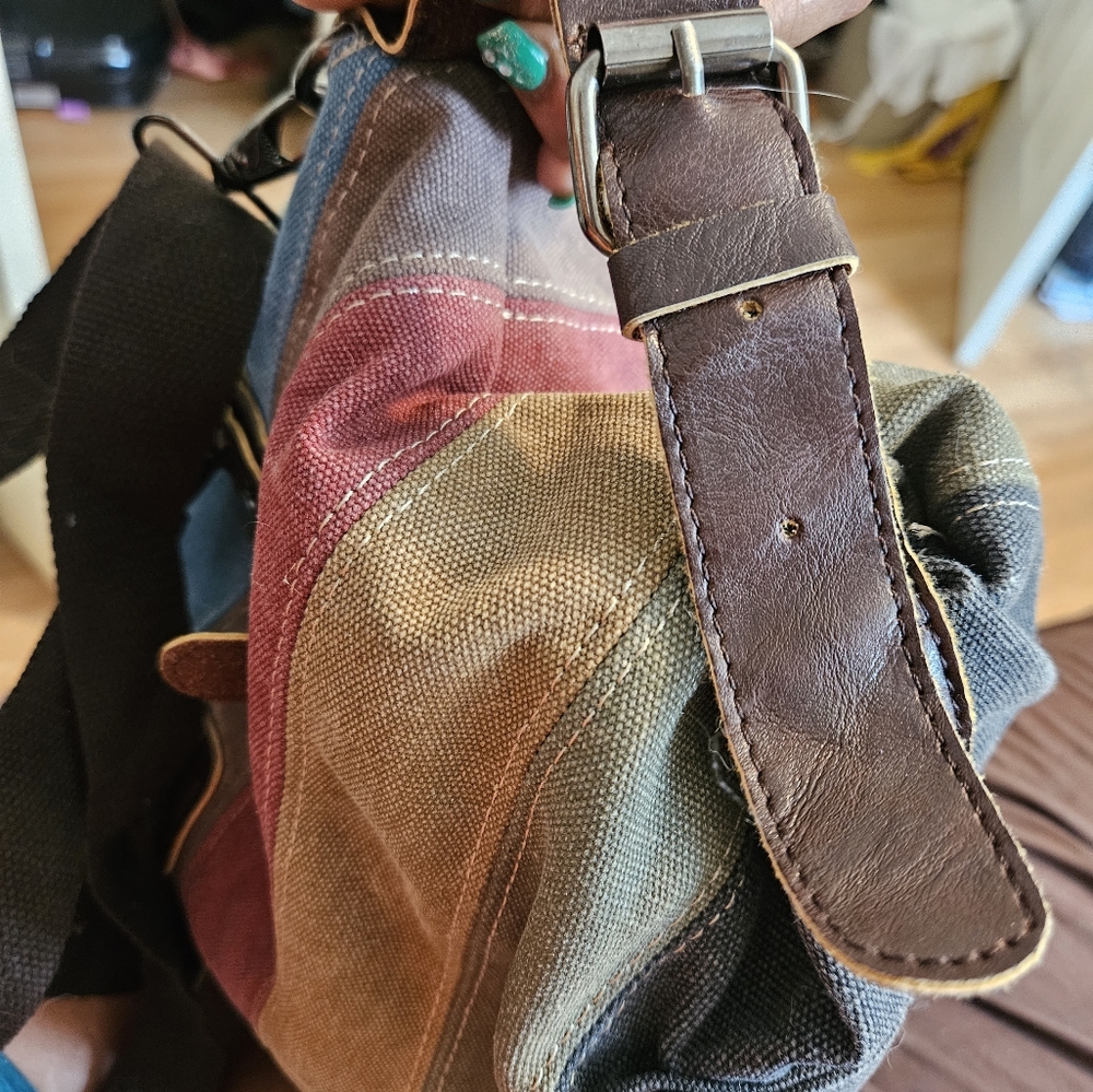 Canvas Colorblock Basic Bag Everyday Bag Travel - image 7